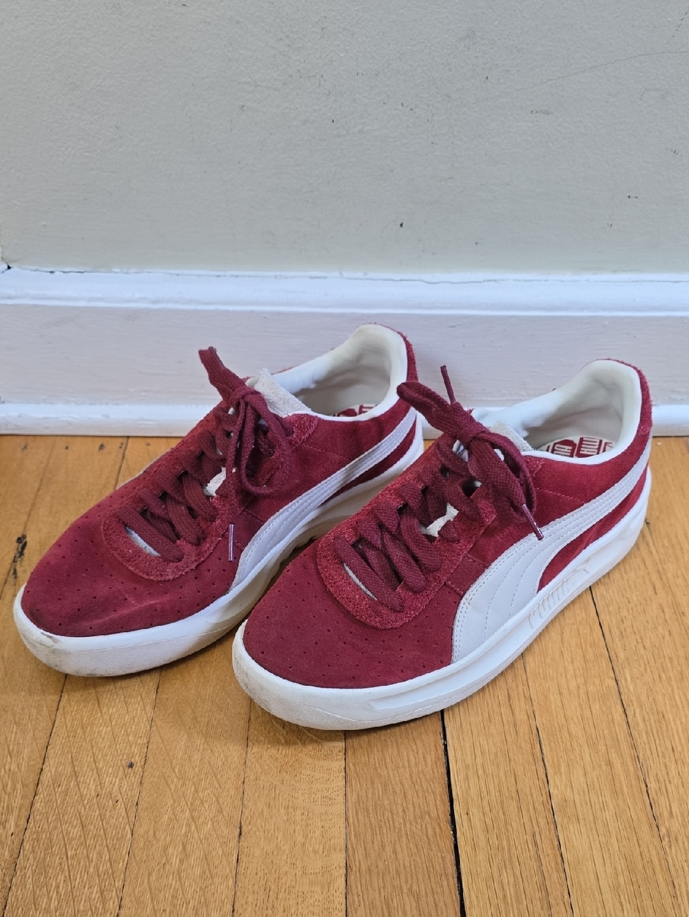 Puma, GV Special Suede, Intense Red, EUC, Men's 9